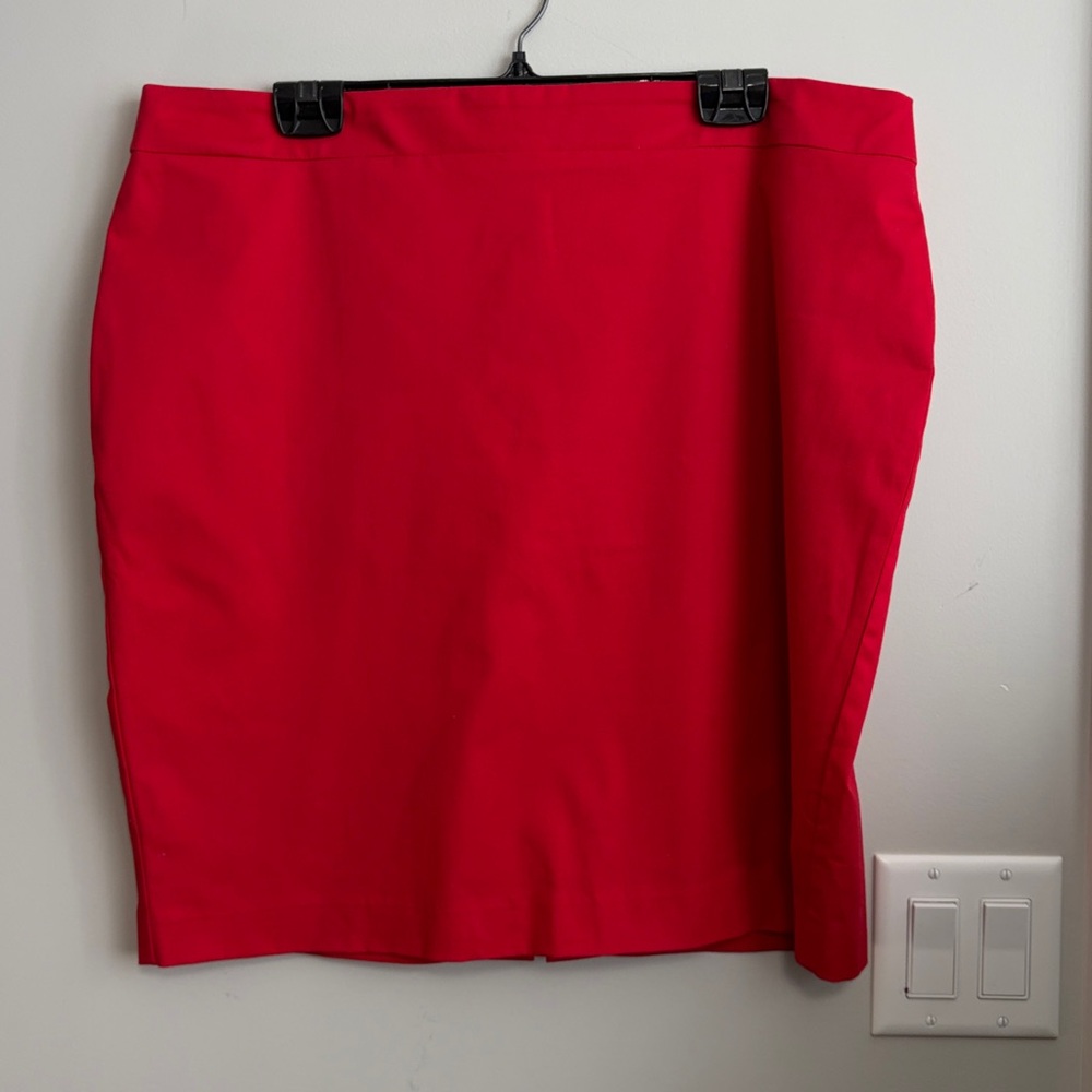 Le chateau Red Pencil Skirt